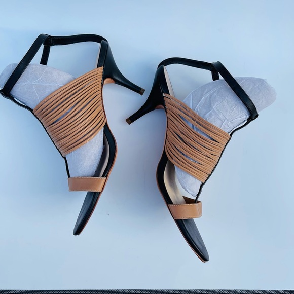 Loeffler Randall Black & Tan Leather Ankle… - Picture 13 of 13